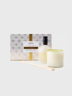 Lafco Feu De Bois Candle & Diffuser Set