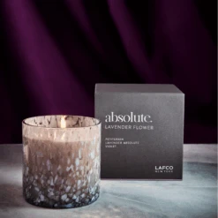LAFCO - Lavender Flower Candle -Lafco lavender flower box